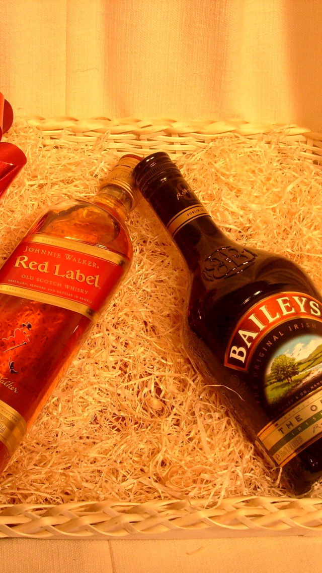Baileys and Red Label wallpaper 640x1136