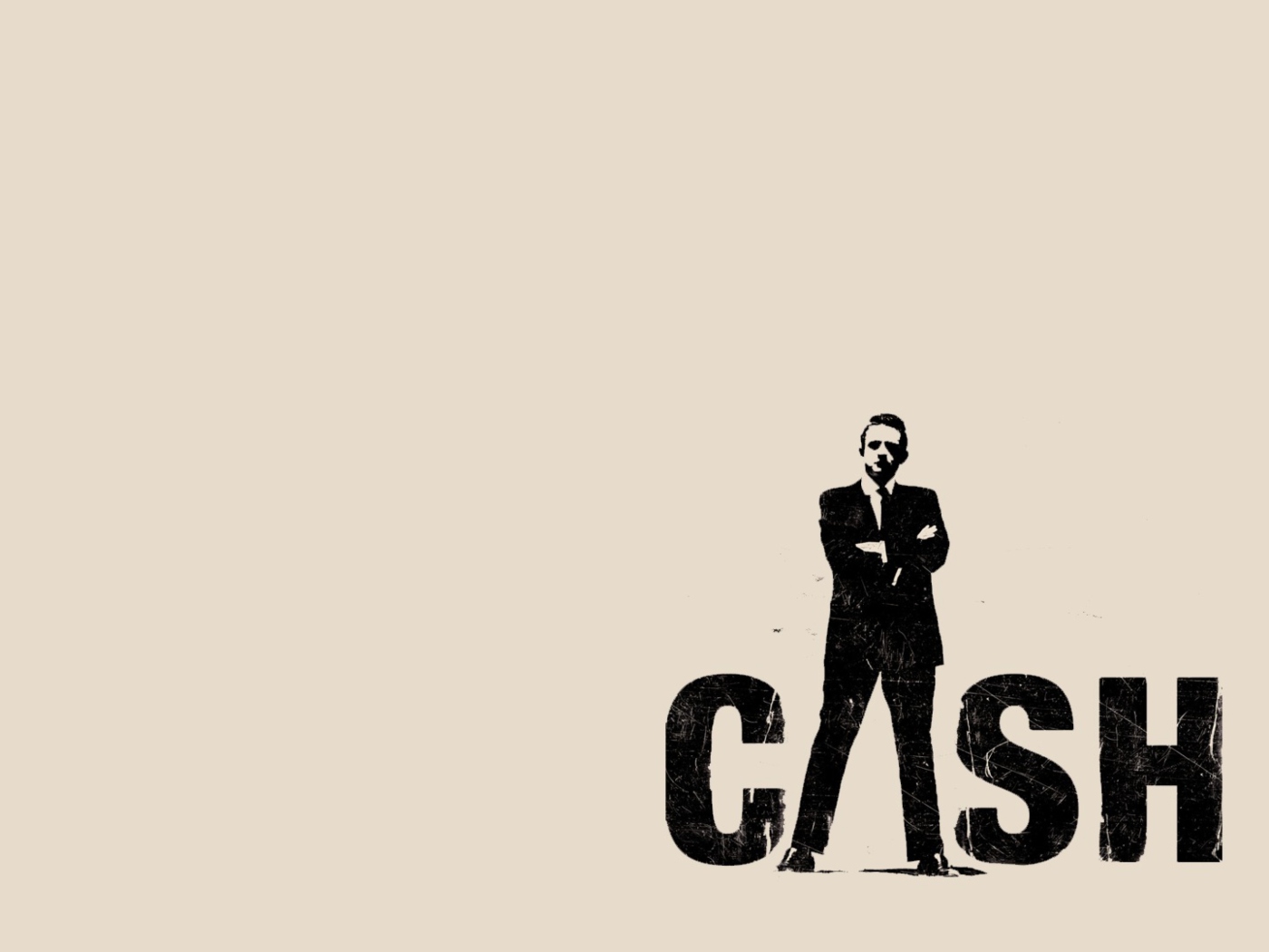 Screenshot №1 pro téma Johnny Cash Music Legend 1400x1050