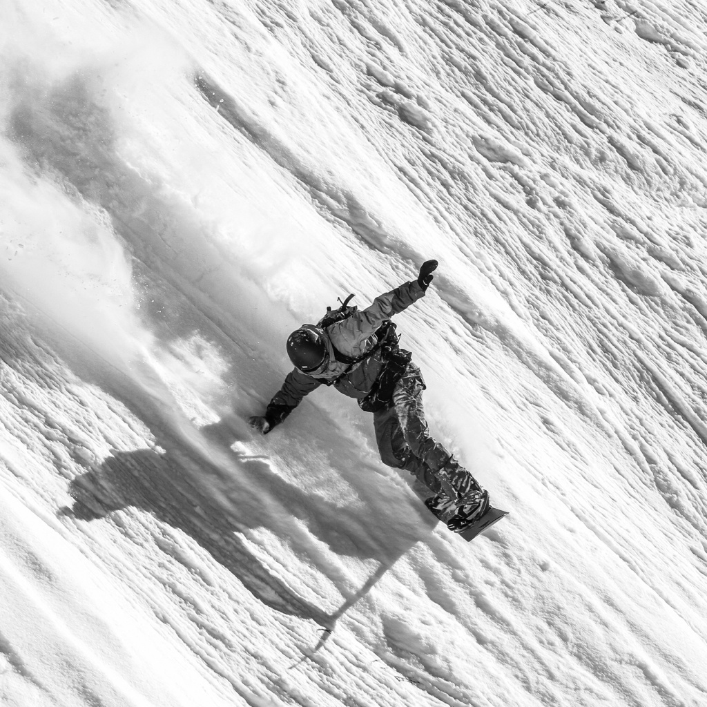 Fondo de pantalla Snowboarder in Andorra 1024x1024