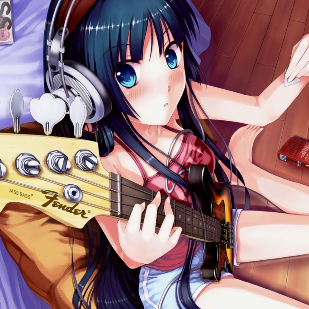 Screenshot №1 pro téma Fender Guitar Girl 1024x1024