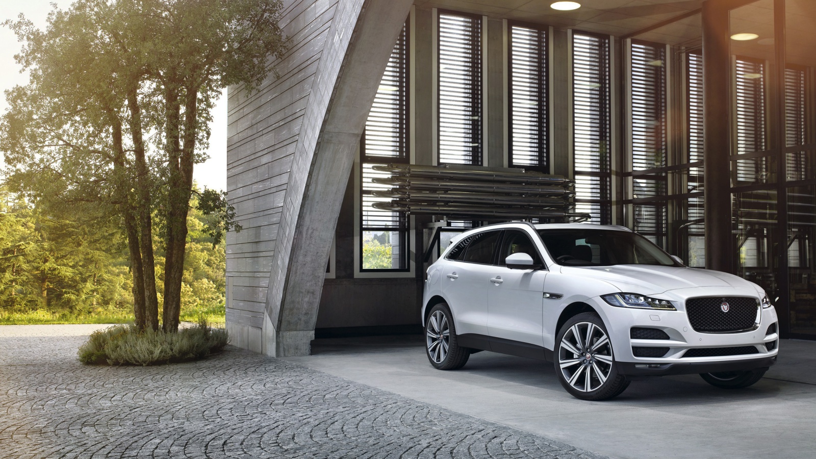 Screenshot №1 pro téma Jaguar F Pace S 1600x900