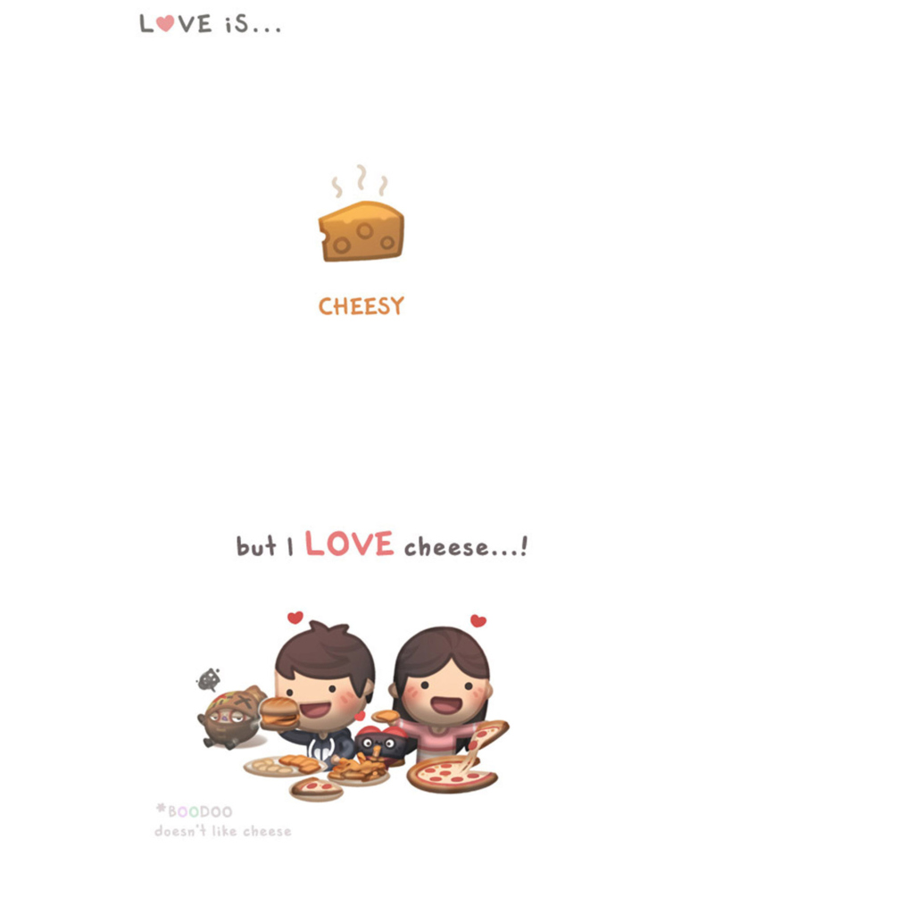Screenshot №1 pro téma Love Is Cheesy 1024x1024