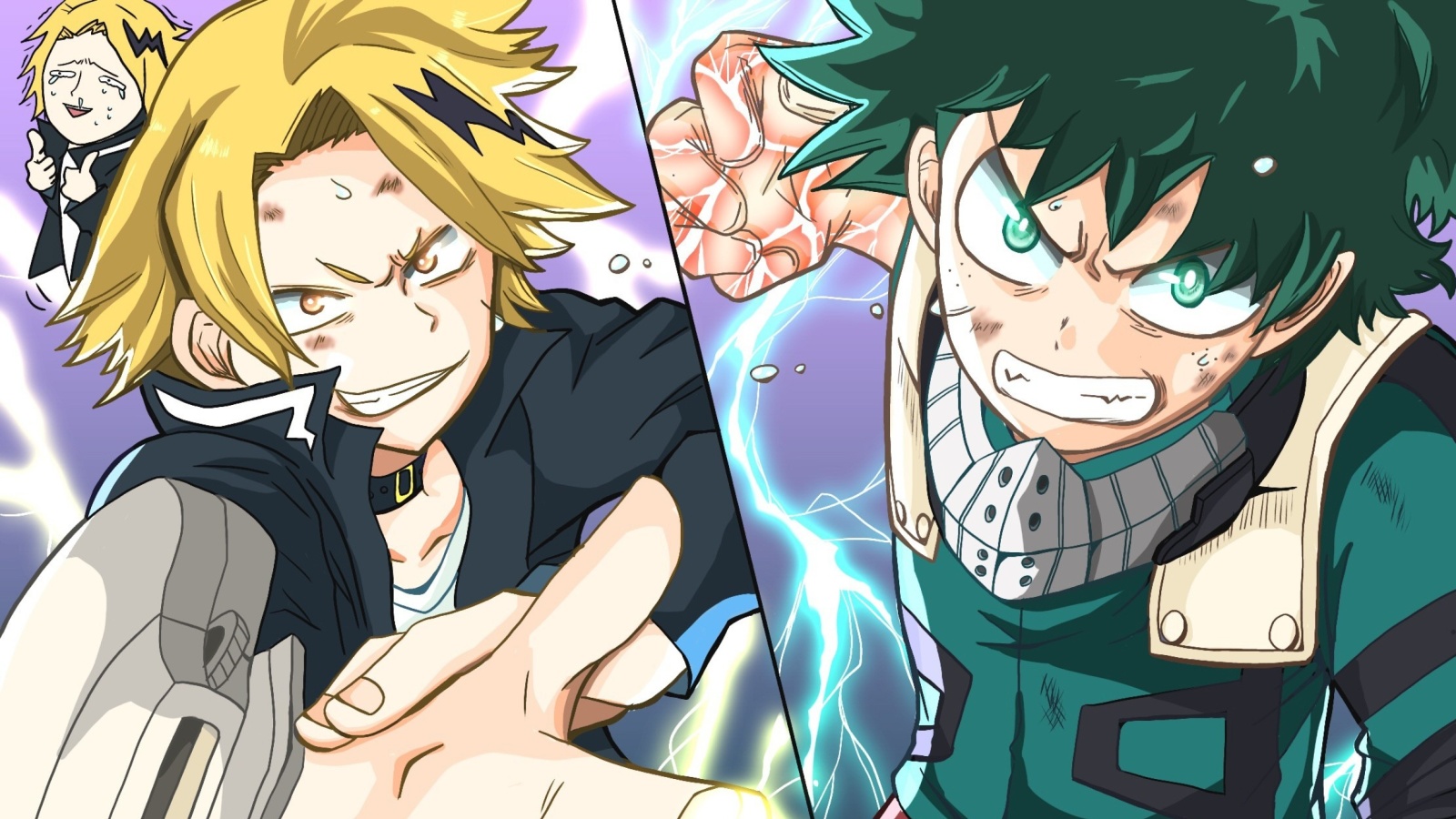 Das Kaminari Denki & Midoriya Izuku Wallpaper 1600x900