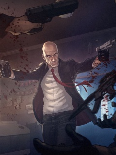 Das Hitman Wallpaper 240x320