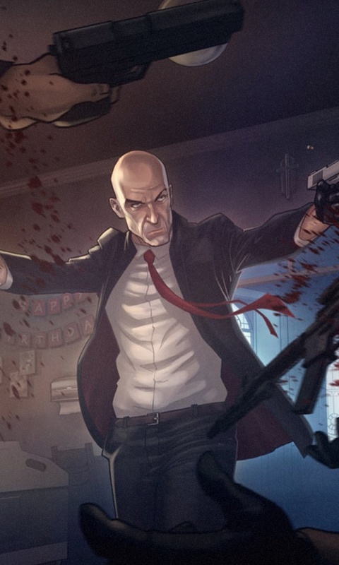 Hitman wallpaper 480x800