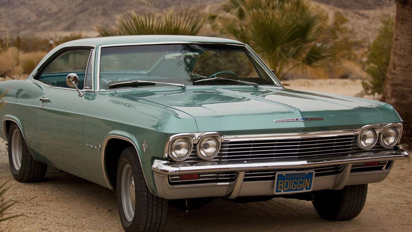 Fondo de pantalla Chevrolet Impala 1965 1366x768