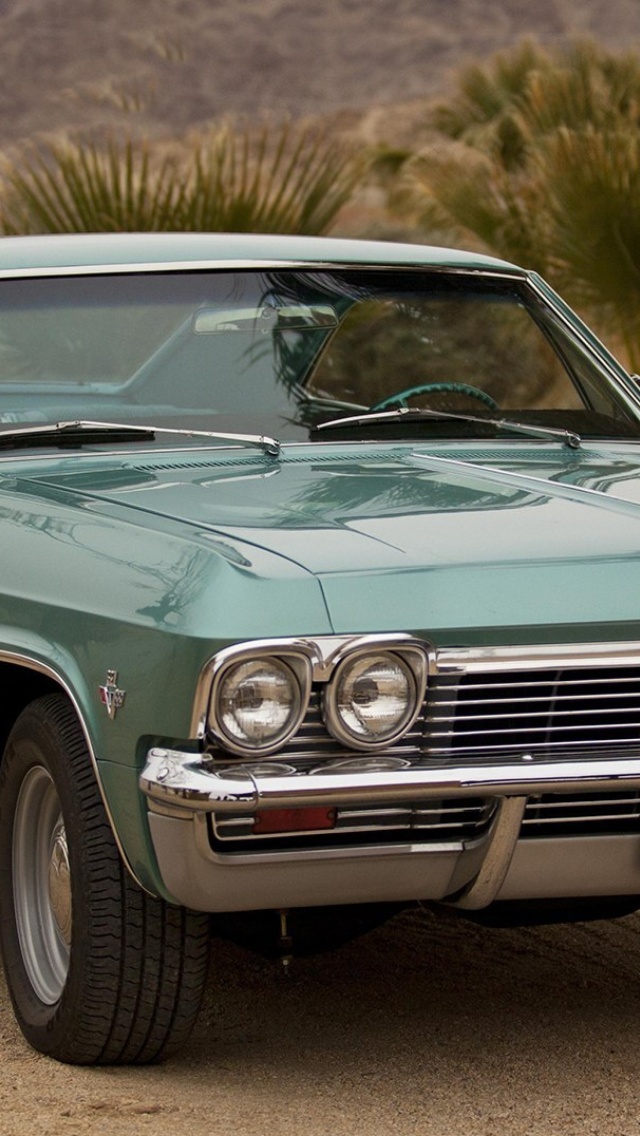 Обои Chevrolet Impala 1965 640x1136