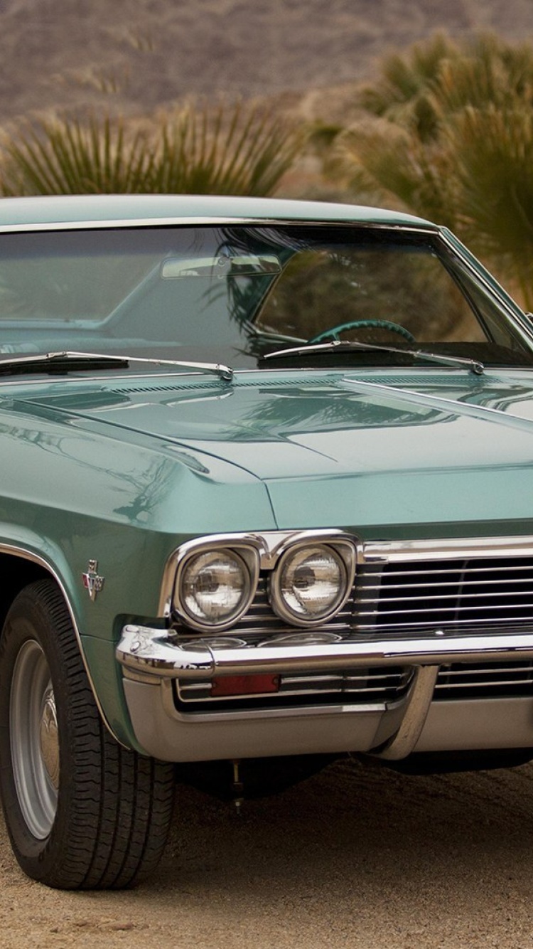 Обои Chevrolet Impala 1965 750x1334