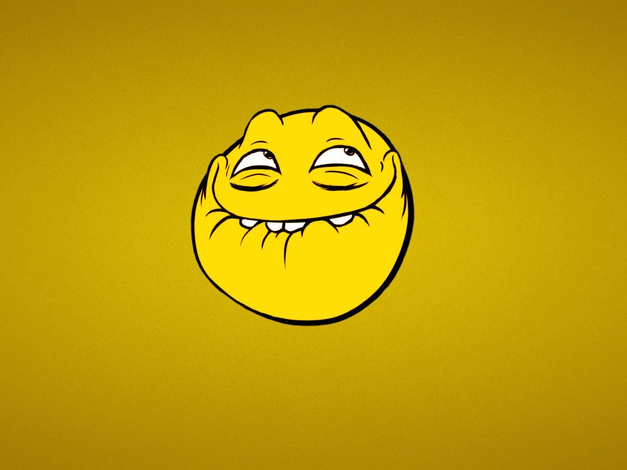 Yellow Trollface Smile screenshot #1 1280x960