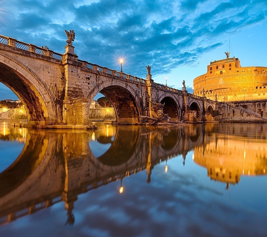 Fondo de pantalla St Angelo Bridge 1080x960