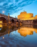 Das St Angelo Bridge Wallpaper 128x160