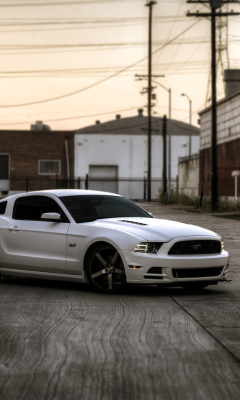 Обои Ford Mustang GT 643 480x800