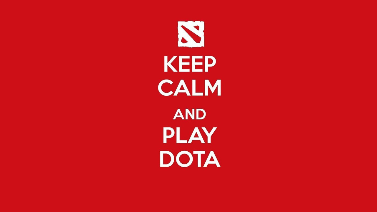 Keep Calm and Play Dota wallpaper 1280x720