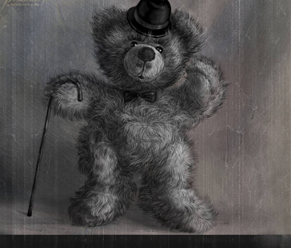 Sfondi Teddy Bear Gentleman 1200x1024