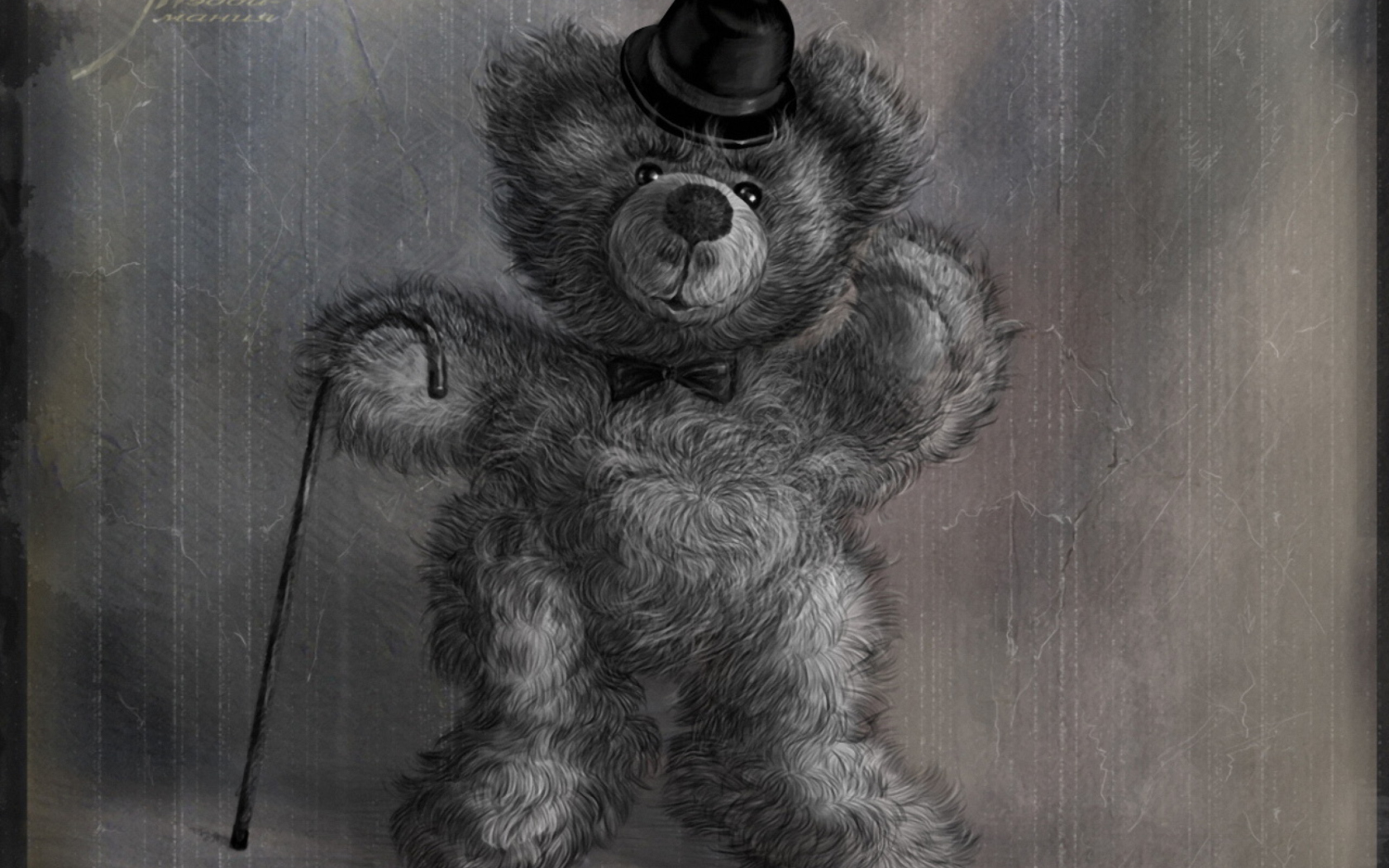 Screenshot №1 pro téma Teddy Bear Gentleman 1680x1050