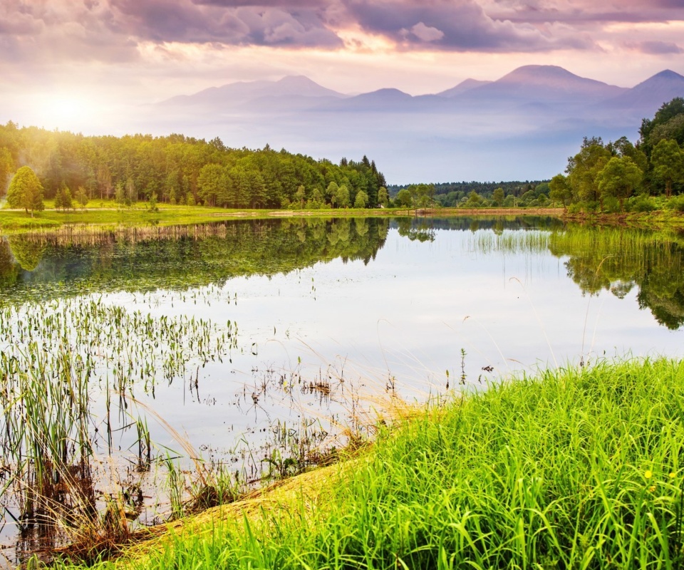 Sfondi Summer Landscape Background 960x800