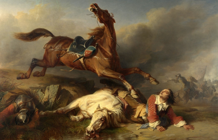 Обои Horses Painting