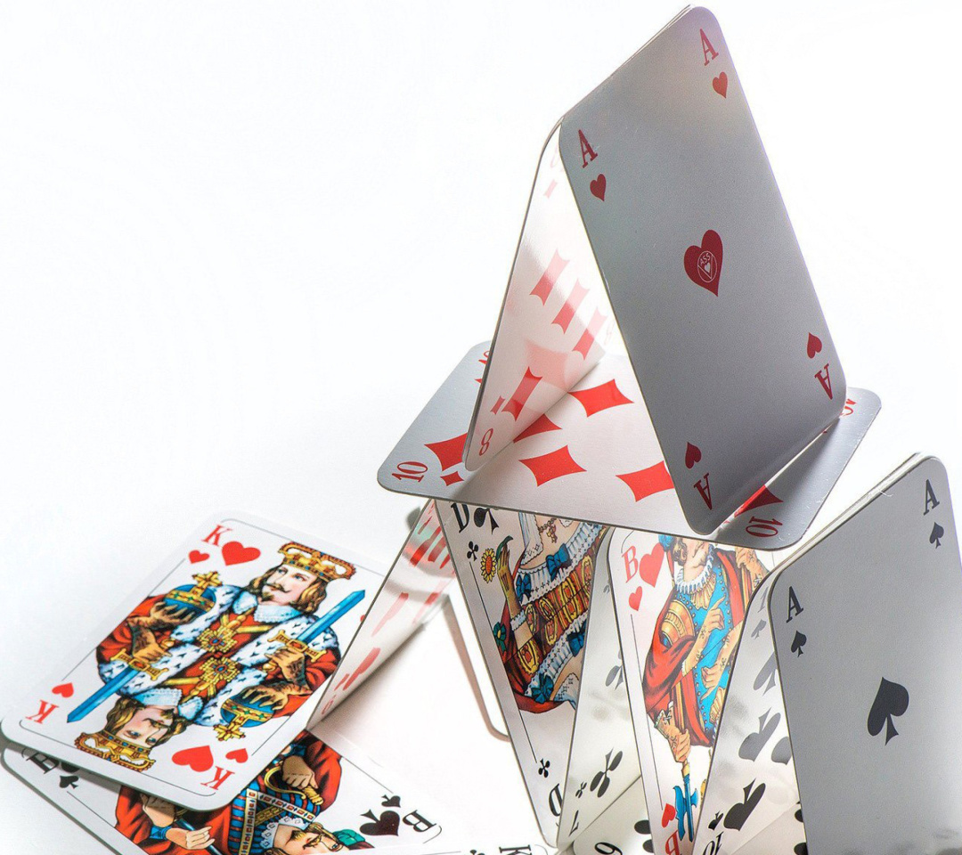 Deck of playing cards wallpaper 1080x960