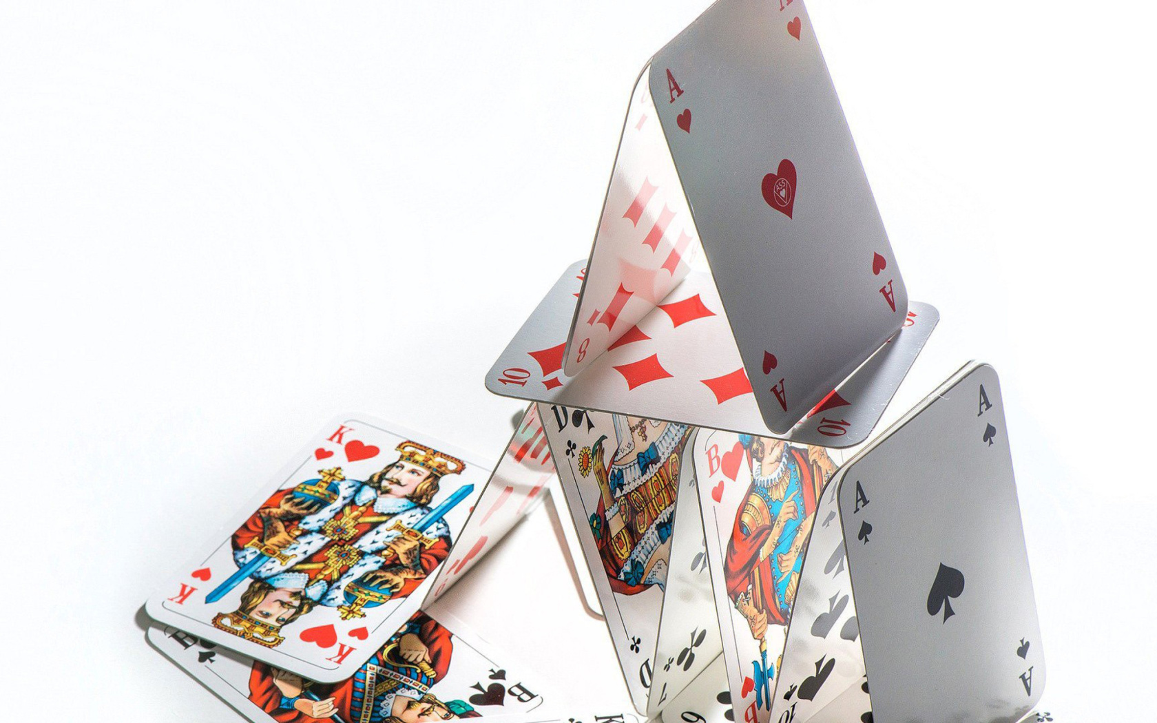 Deck of playing cards wallpaper 1680x1050