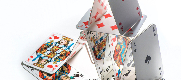 Das Deck of playing cards Wallpaper 720x320