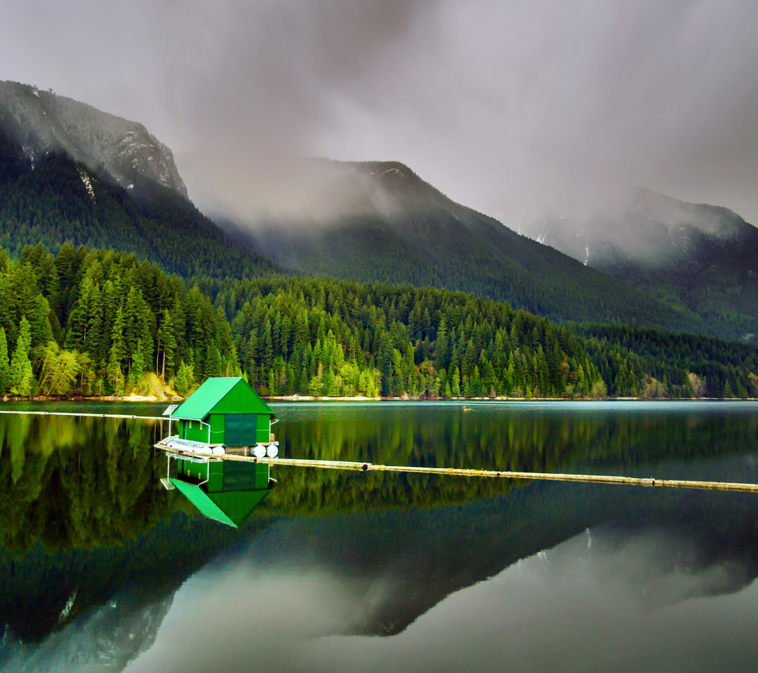 Fondo de pantalla Capilano Lake in North Vancouver 1080x960