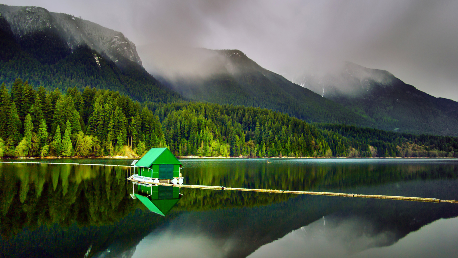 Screenshot №1 pro téma Capilano Lake in North Vancouver 1600x900