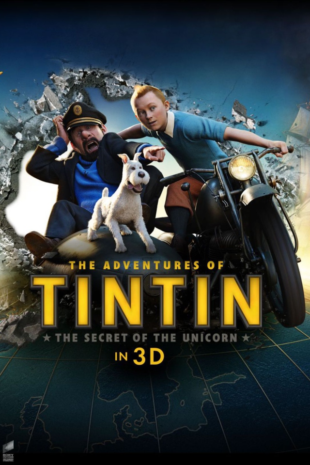 The Adventures Of Tintin 3D wallpaper 640x960