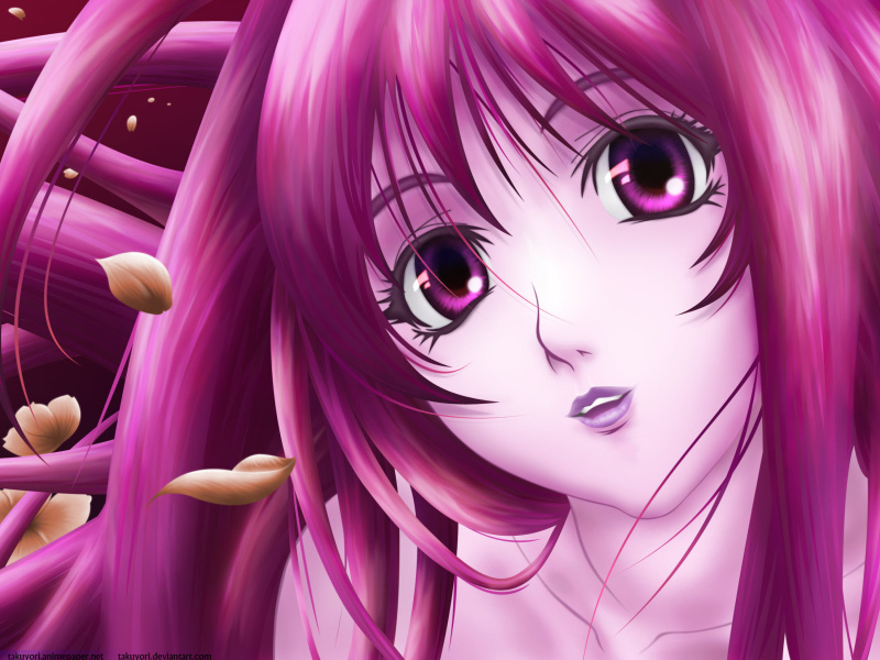 Pink Anime Girl wallpaper 800x600