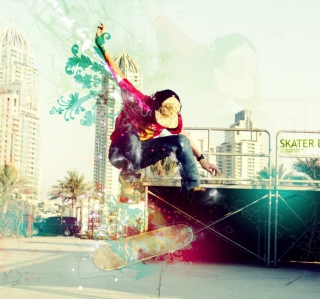 Kostenloses Skater Boy Wallpaper für iPad 3