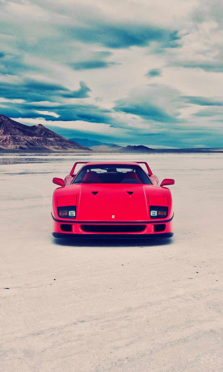 Screenshot №1 pro téma Red Ferrari F40 Front Static 768x1280