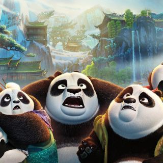 Kostenloses Kung Fu Panda 3 Wallpaper für 1024x1024