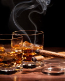 Обои Whisky & Cigar 128x160
