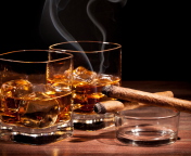 Обои Whisky & Cigar 176x144