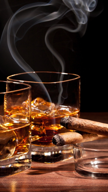 Screenshot №1 pro téma Whisky & Cigar 360x640