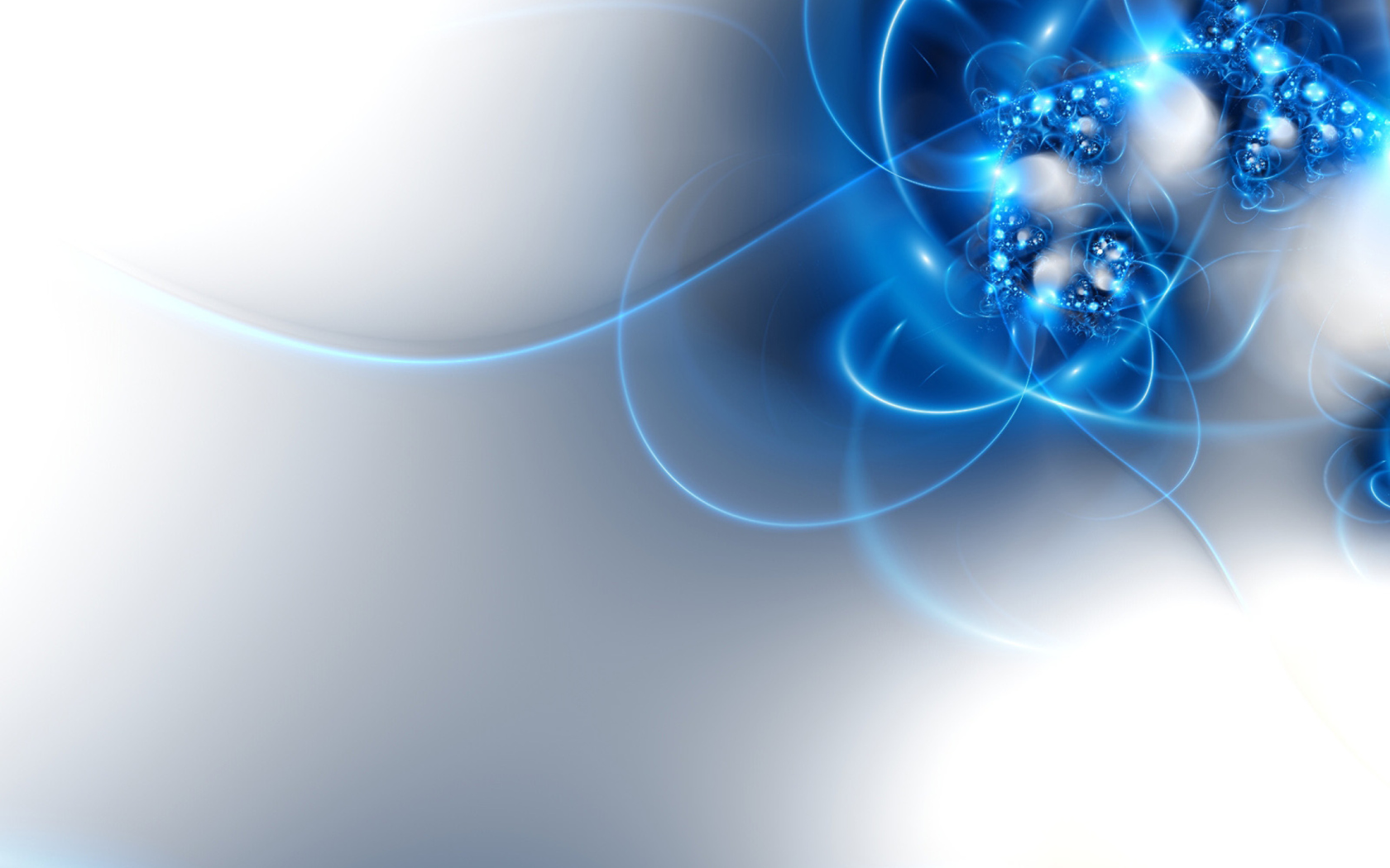Screenshot №1 pro téma Abstract Blue Bubbles 1680x1050