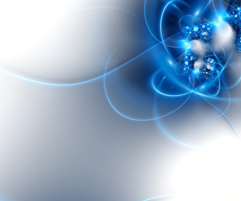 Screenshot №1 pro téma Abstract Blue Bubbles 480x400