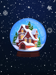 Screenshot №1 pro téma Christmas Souvenir 240x320