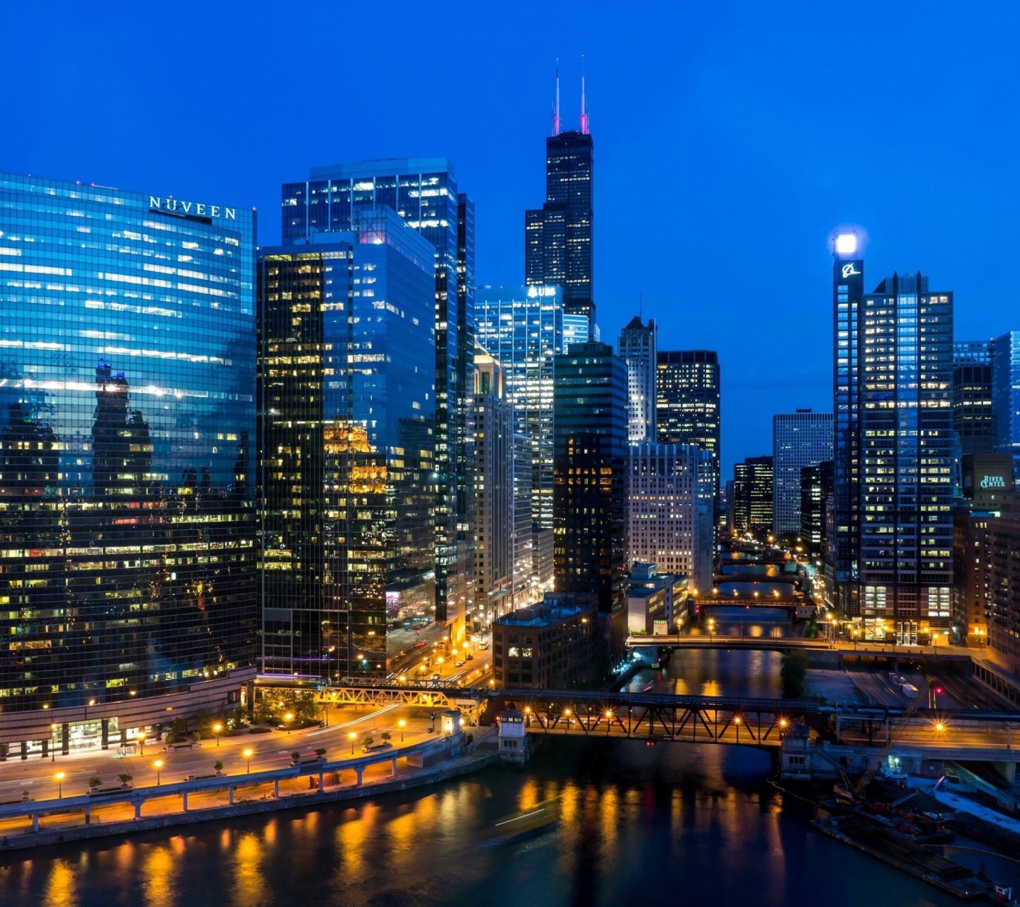 Обои Snapchat Willis Tower in Chicago 1440x1280