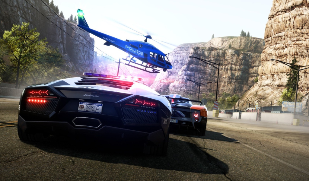 Fondo de pantalla Need for Speed: Hot Pursuit 1024x600