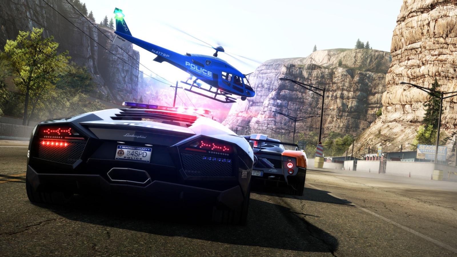 Screenshot №1 pro téma Need for Speed: Hot Pursuit 1600x900
