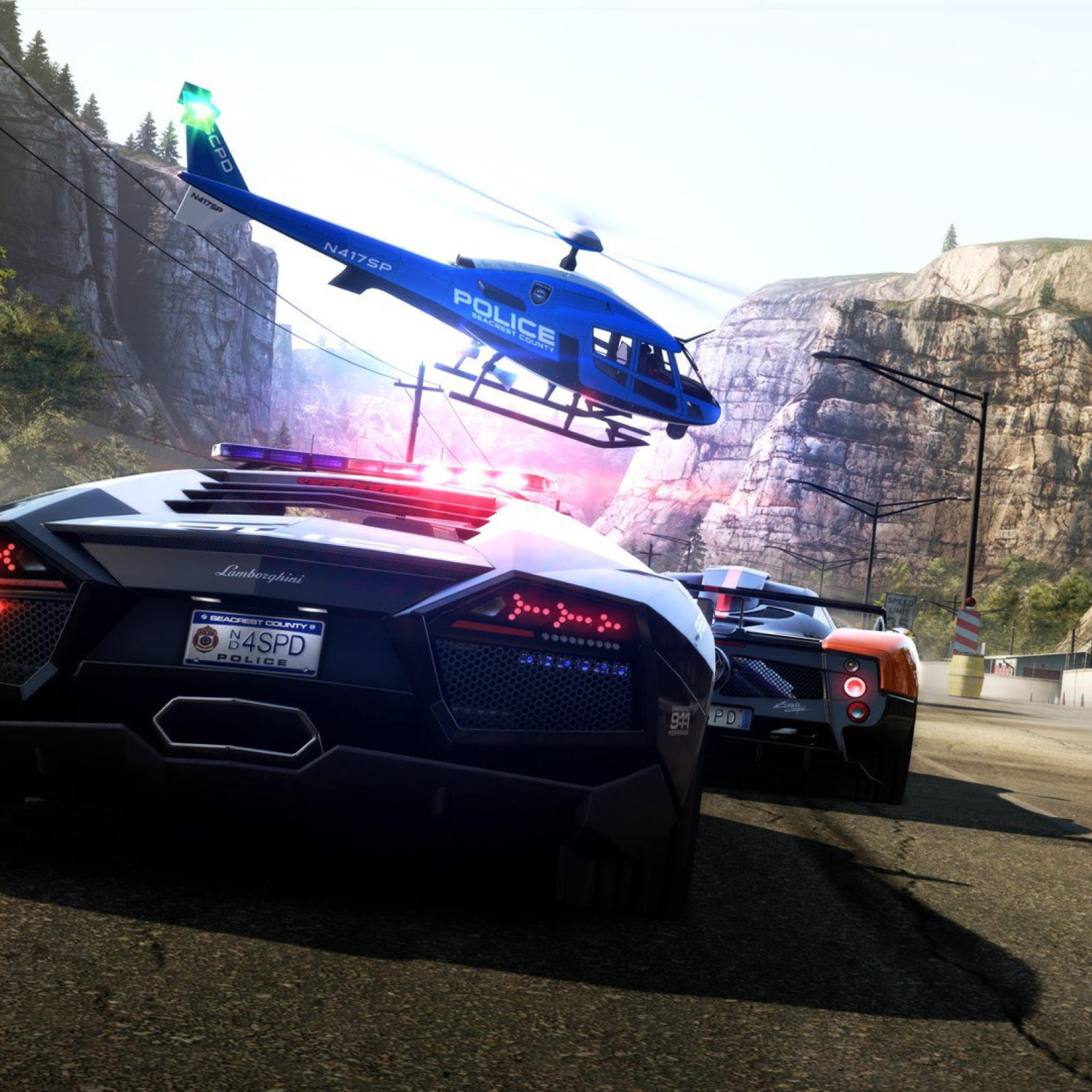Screenshot №1 pro téma Need for Speed: Hot Pursuit 2048x2048