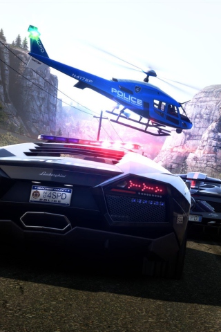 Screenshot №1 pro téma Need for Speed: Hot Pursuit 320x480
