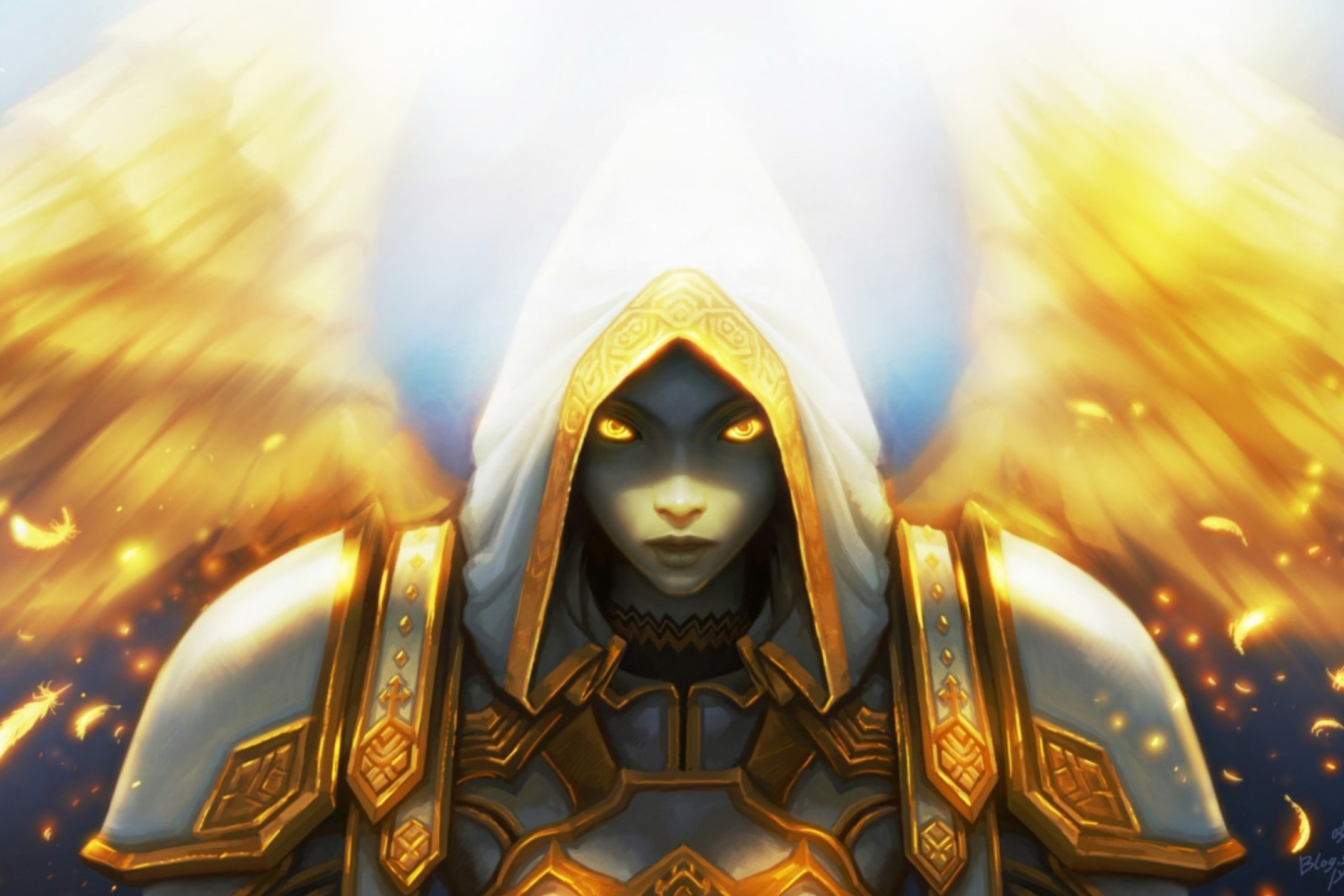 Обои Priest, World of Warcraft 2880x1920
