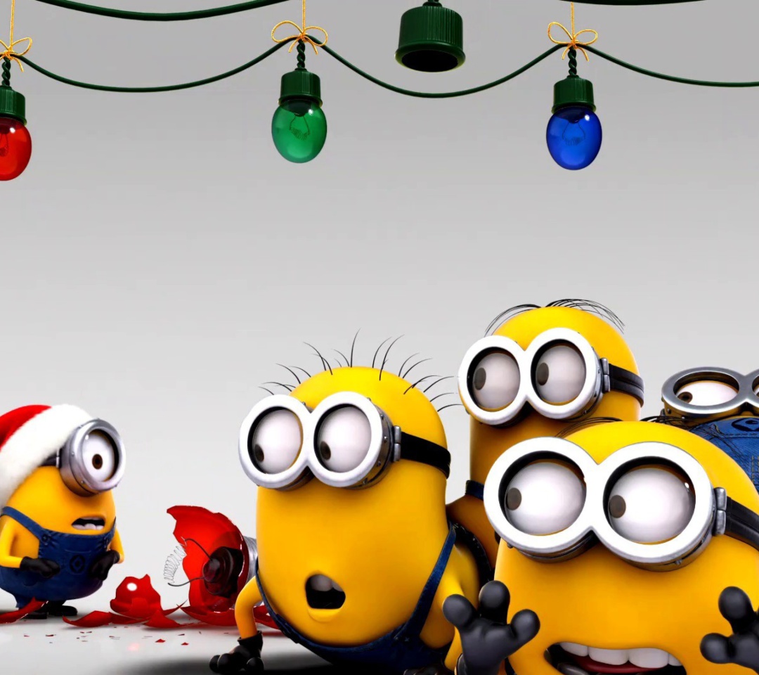 Fondo de pantalla Despicable Me New Year 1080x960