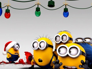 Despicable Me New Year wallpaper 320x240