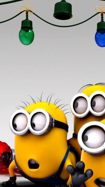 Despicable Me New Year wallpaper 360x640