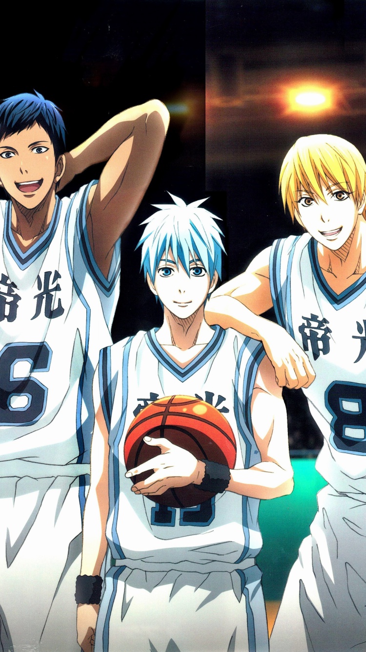 Screenshot №1 pro téma Akashi Seijuurou, Kise Ryouta, Aomine Daiki in Kuroko no Basket 750x1334