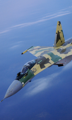 Fondo de pantalla Sukhoi Su 35 240x400