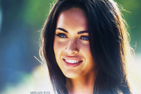 Screenshot №1 pro téma Megan Fox Portrait 480x320