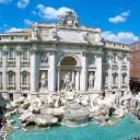 Trevi Fountain - Rome Italy wallpaper 128x128